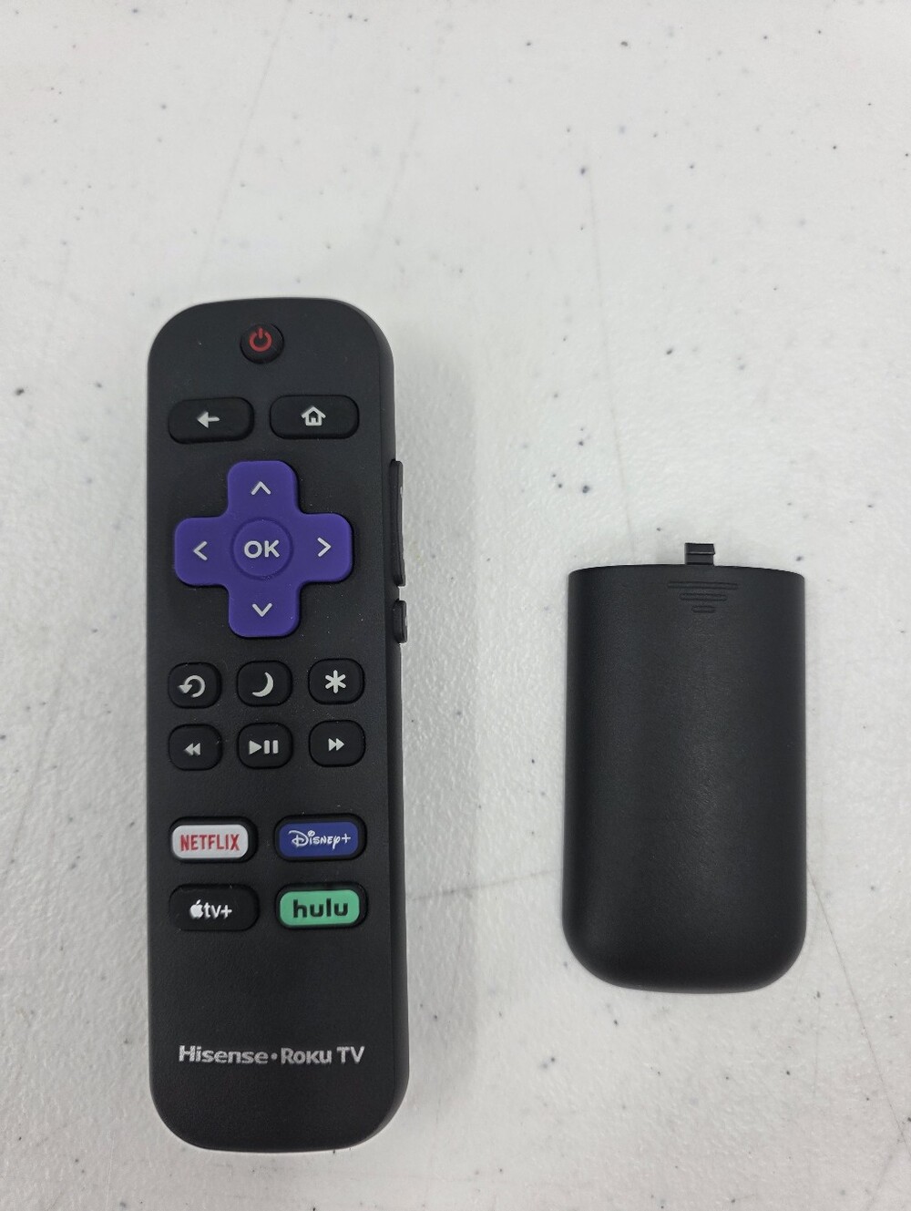 Original HISENSE ROKU TV Remote RC-ALIR 3226001217 Netflix Apple Disney+ Hulu